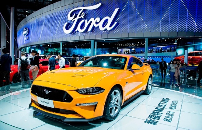 今年4月中国上海车展，福特是展场主力车商。(Getty Images)