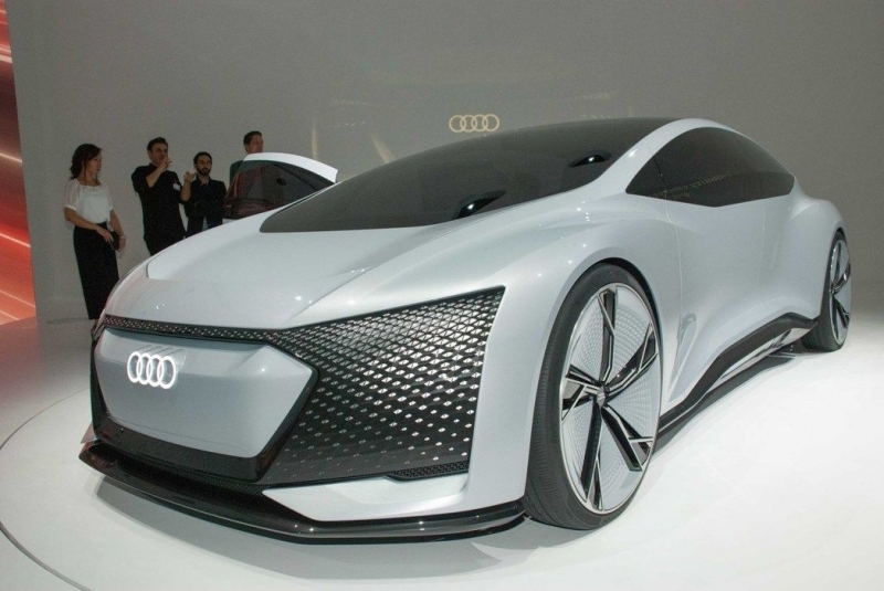 Audi Aicon concept car。记者林昱丞／摄影