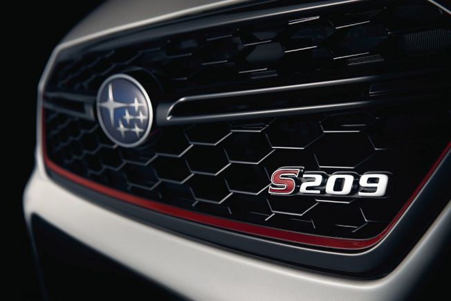 Subaru汽车宣布在美国底特律车展将推出S209新车，并释出一张细节厂图。（Subaru）